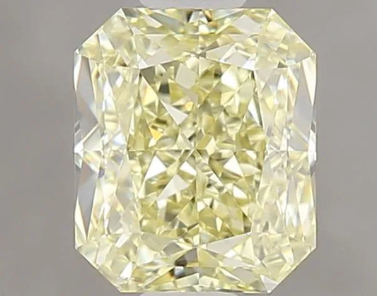 1.01ct Radiant Natural Diamond (Colour Fancy Light Yellow, Clarity VVS1, GIA Certified)