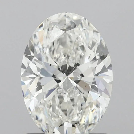 1.02ct Oval Natural Diamond (Colour G, Clarity VS2, Cut EX, IGI Certified)