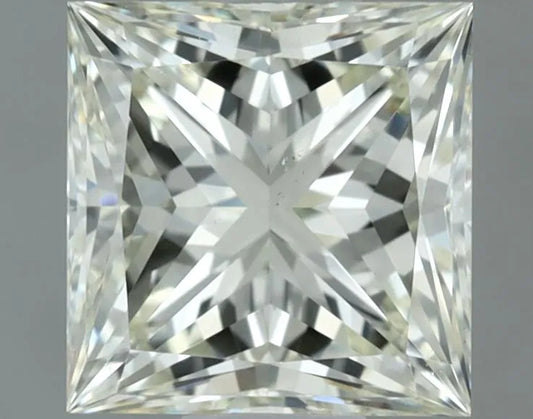 1.02ct Princess Natural Diamond (Colour L, Clarity VS2, Cut EX, IGI Certified)