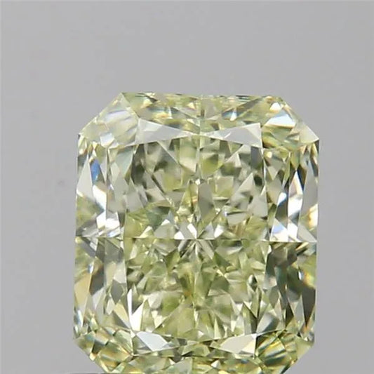 1.02ct Radiant Natural Diamond (Colour Fancy Light Green, Clarity VS1, GIA Certified)