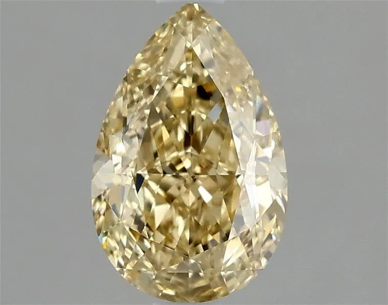 1.03ct Pear Natural Diamond (Colour Faint Blueish Yellow, Clarity VVS1, GIA Certified)