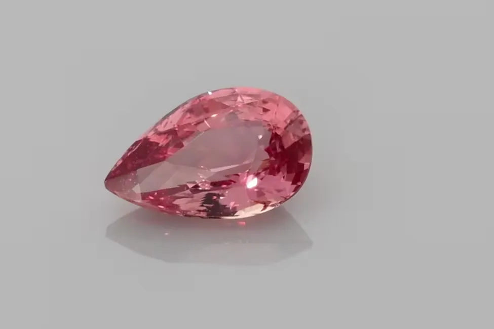 1.05ct Pear Natural Sapphire (Colour Orange, Clarity Eye Clean, Cut Faceted)