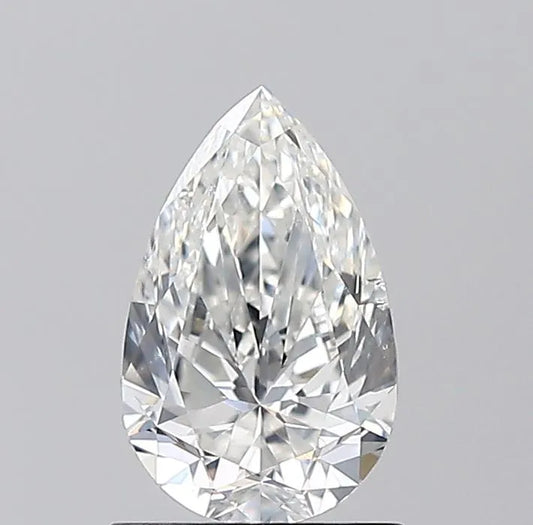 1.06ct Pear Natural Diamond (Colour H, Clarity SI1, GIA Certified)
