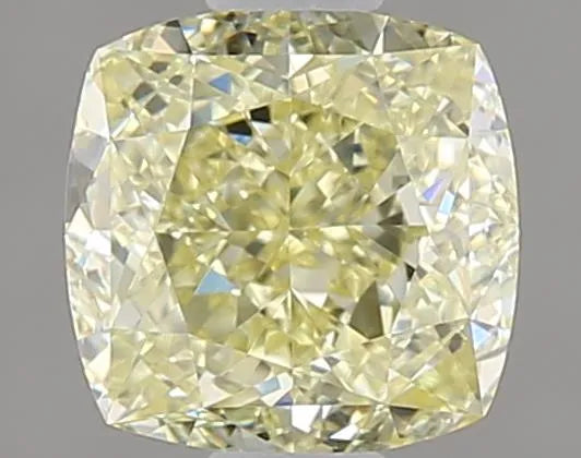 1.07ct Cushion modified Natural Diamond (Colour Fancy Light Yellow, Clarity IF, Cut GD, GIA Certified)