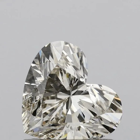 1.07ct Heart Natural Diamond (Colour K, Clarity IF, Cut VG, IGI Certified)