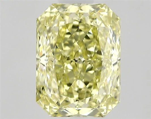 1.07ct Radiant Natural Diamond (Colour Fancy Light Yellow, Clarity IF, Cut EX, GIA Certified)