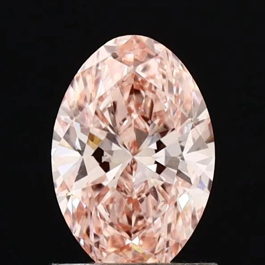 1.08ct Oval Natural Diamond (Colour Fancy Vivid Pink, Clarity VVS2, IGI Certified)