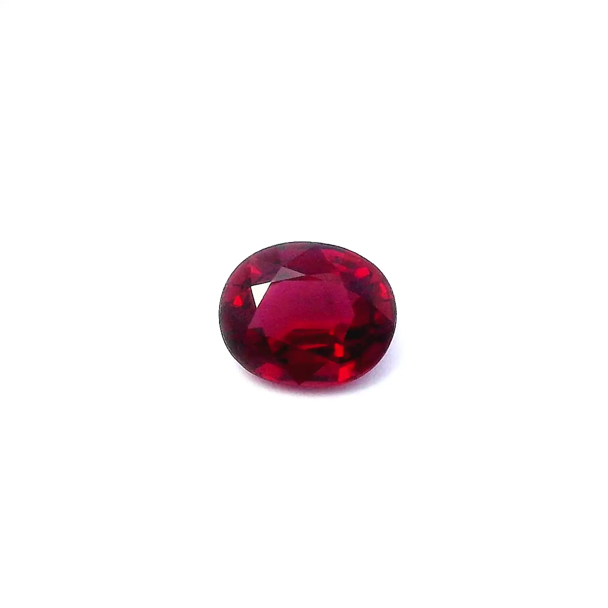 1.08ct Oval Natural Ruby (Colour Red, Clarity Eye Clean, Cut Faceted)