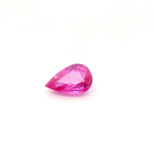 1.08ct Pear Natural Sapphire (Colour Pink, Clarity Slightly Included, Cut Faceted)