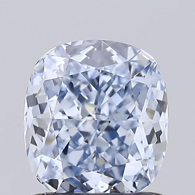 1.09ct Cushion modified Lab Grown Diamond (Colour Fancy Light Blue, Clarity VVS1, IGI Certified)