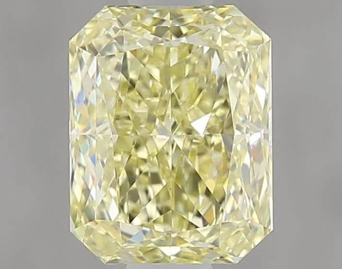1.10ct Radiant Natural Diamond (Colour Fancy Light Yellow, Clarity VVS1, GIA Certified)