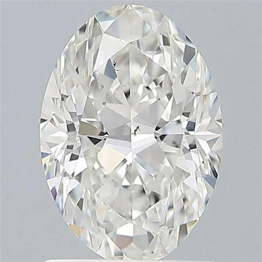 1.11ct Oval Natural Diamond (Colour G, Clarity SI1, Cut VG, IGI Certified)
