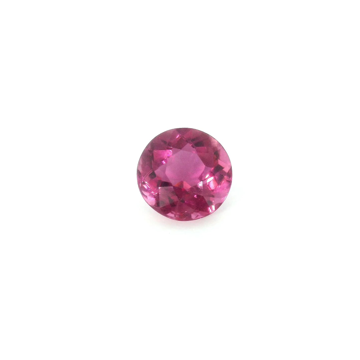 1.12ct Round Natural Tourmaline (Colour Pink, Clarity Slightly Included, Cut Faceted)