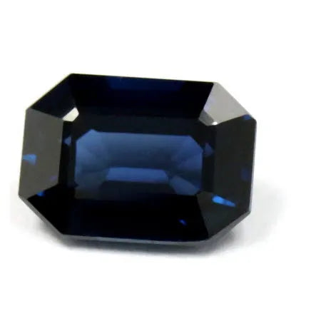 1.13ct Emerald Natural Sapphire (Colour Blue, Clarity Slightly Included, Cut Faceted)