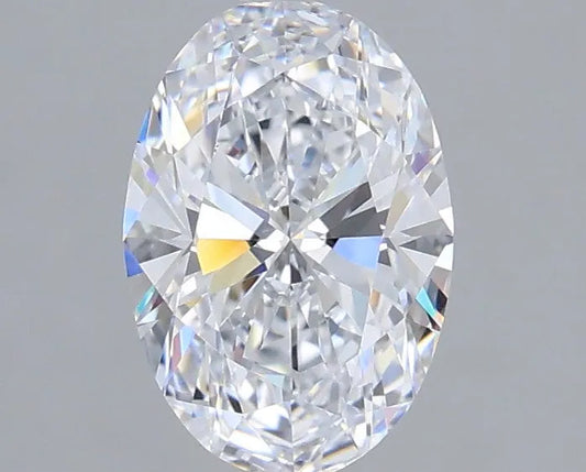 1.13ct Oval Lab Grown Diamond (Colour D, Clarity VVS1, IGI Certified)
