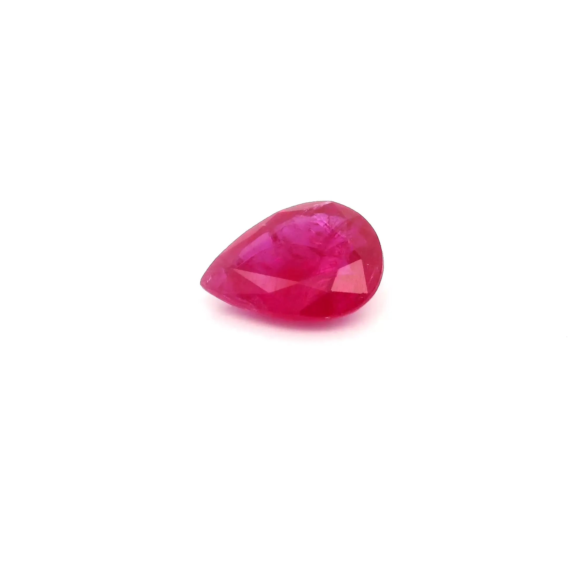 1.18ct Pear Natural Ruby (Colour Red, Clarity Moderately Included, Cut Faceted)