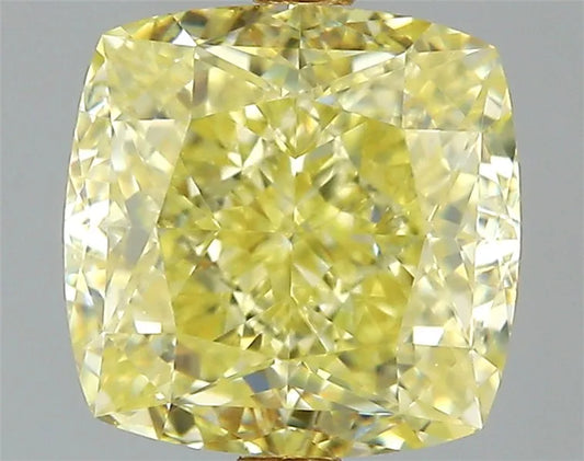 1.20ct Cushion brilliant Natural Diamond (Colour Fancy Yellow, Clarity VS1, GIA Certified)