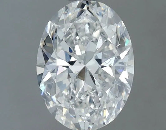 1.20ct Oval Natural Diamond (Colour F, Clarity SI1, Cut F, GIA Certified)