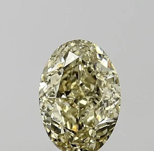 1.20ct Oval Natural Diamond (Colour Fancy Yellow, Clarity VS1, GIA Certified)