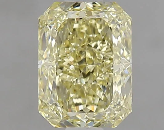 1.20ct Radiant Natural Diamond (Colour Fancy Light Yellow, Clarity VVS2, GIA Certified)