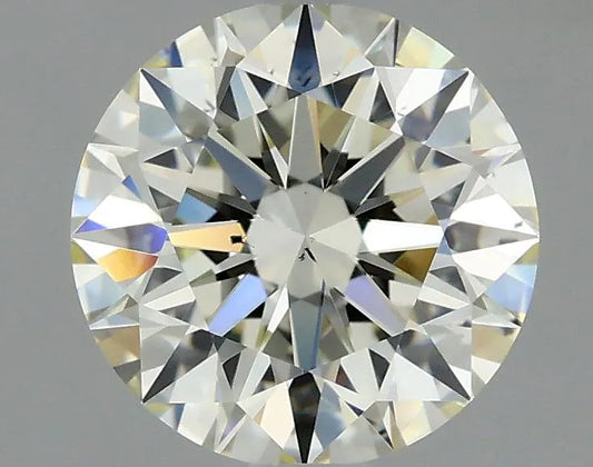 1.21ct Round Natural Diamond (Colour K, Clarity VS2, Cut EX, HRD Certified)