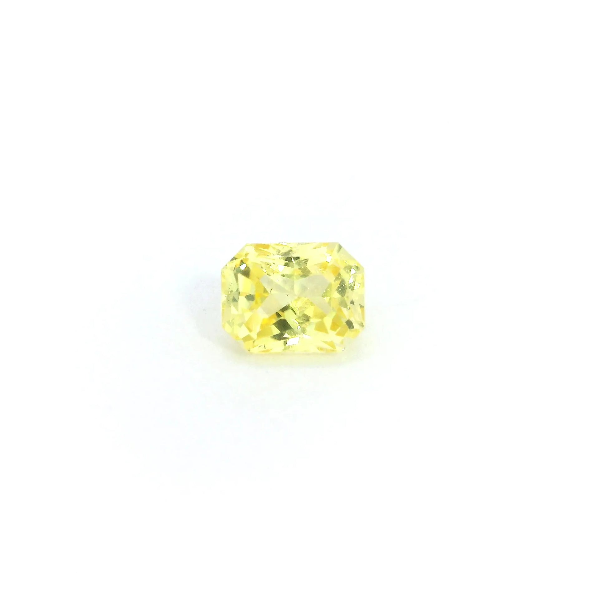 1.22ct Octagonal Natural Sapphire (Colour Yellow, Clarity Slightly Included, Cut Faceted)