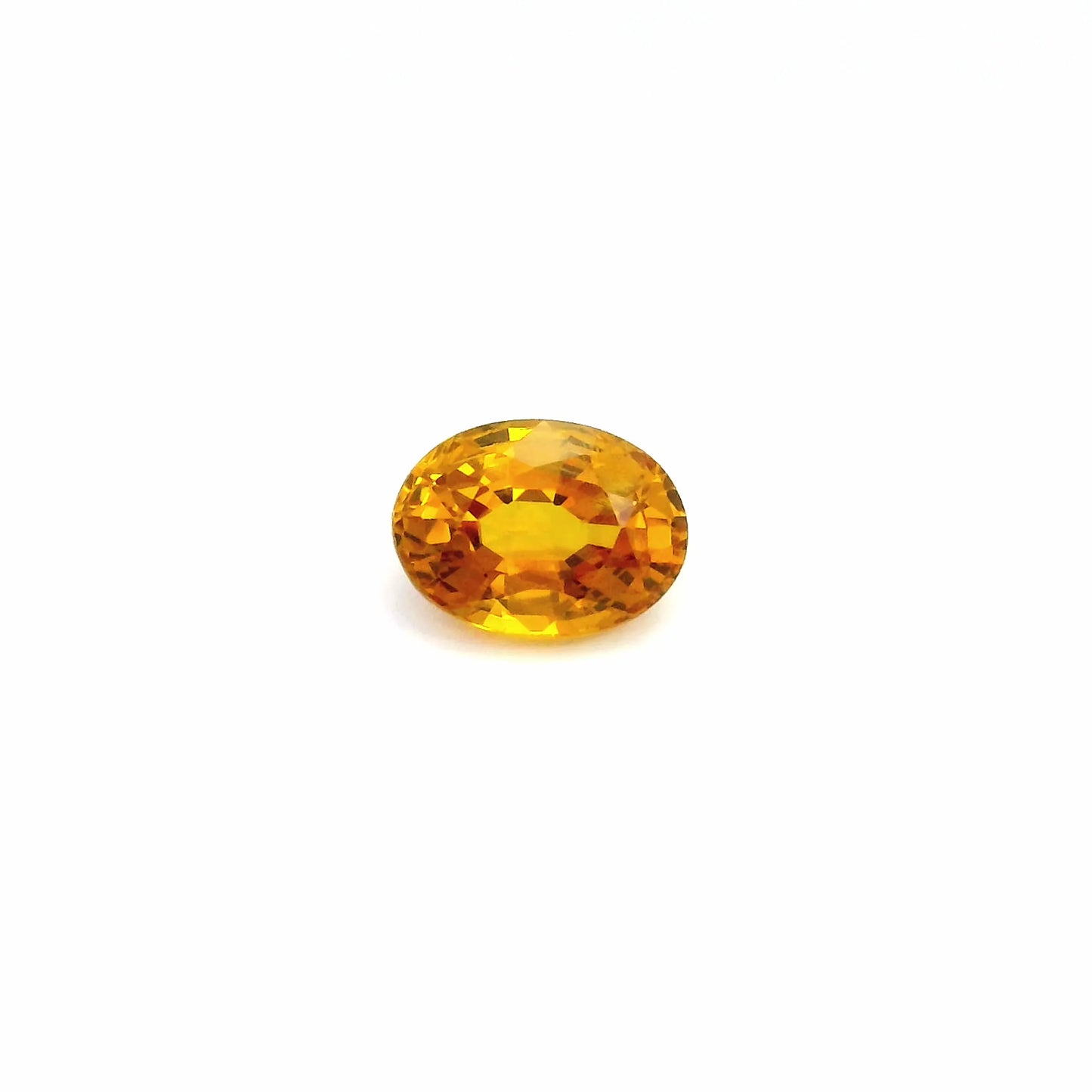 1.22ct Oval Natural Sapphire (Colour Orange, Clarity Eye Clean, Cut Faceted)