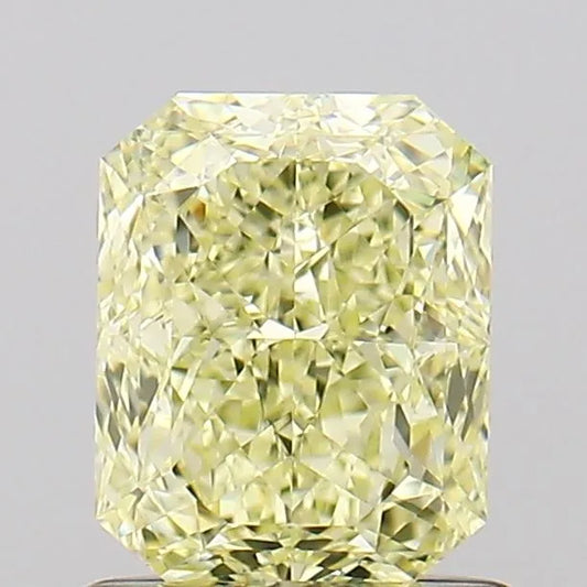 1.22ct Radiant Natural Diamond (Colour Fancy Light Yellow, Clarity VVS1, GIA Certified)