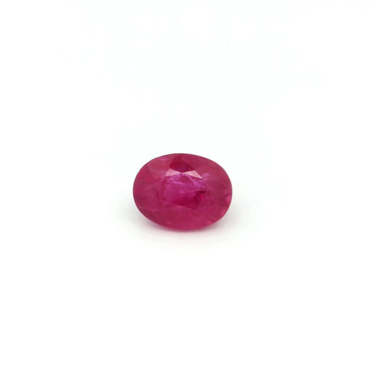 1.23ct Oval Natural Ruby (Colour Red, Clarity Slightly Included, Cut Faceted)