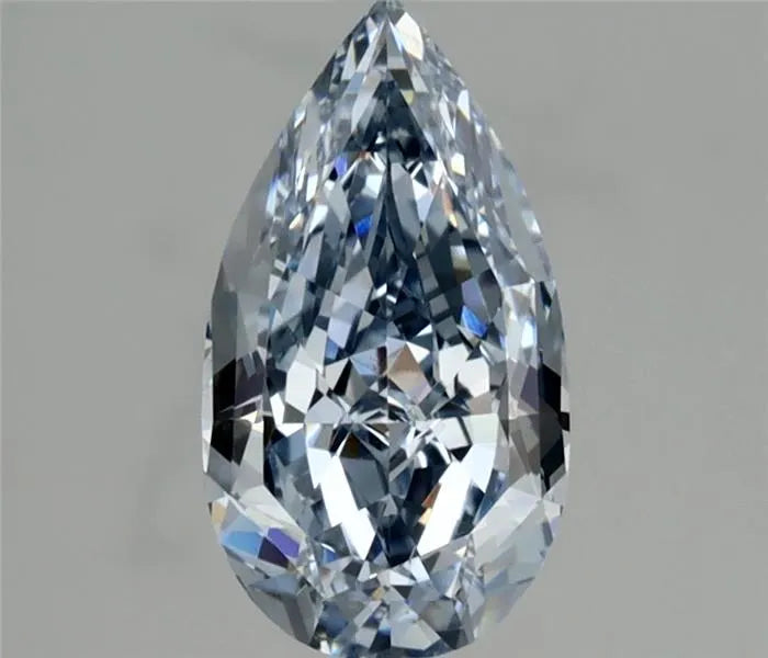 1.24ct Pear Natural Diamond (Colour Fancy Intense Blue, Clarity VVS2, GIA Certified)