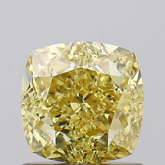 1.26ct Cushion modified Natural Diamond (Colour Fancy Brownish Yellow, Clarity VS1, Cut GD, GIA Certified)