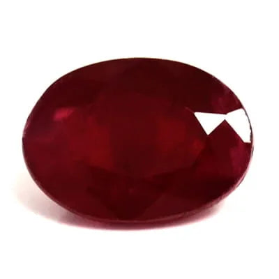 1.26ct Oval Natural Ruby (Colour Red, Clarity Slightly Included, Cut Faceted)