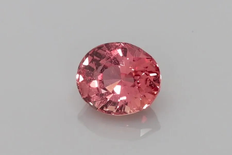 1.26ct Oval Natural Sapphire (Colour Orange, Clarity Eye Clean, Cut Faceted)