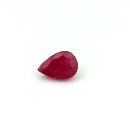 1.27ct Pear Natural Ruby (Colour Red, Clarity Moderately Included, Cut Faceted)