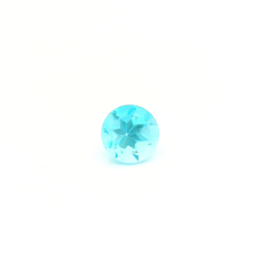 1.28ct Round Natural Topaz (Colour Blue, Clarity Eye Clean, Cut Faceted)