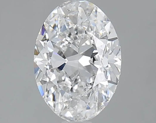 1.30ct Oval Natural Diamond (Colour D, Clarity SI1, Cut EX, GIA Certified)