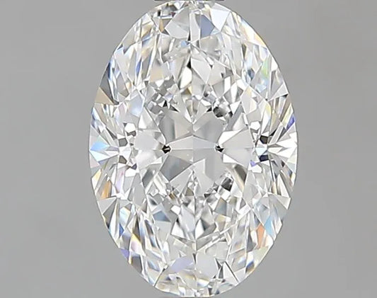 1.30ct Oval Natural Diamond (Colour E, Clarity VVS2, GIA Certified)