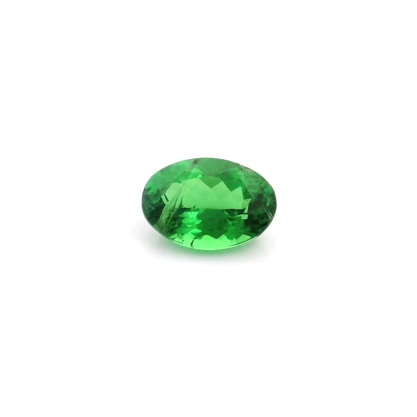1.30ct Oval Natural Garnet (Colour Green, Clarity Slightly Included, Cut Faceted)