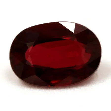 1.30ct Oval Natural Ruby (Colour Red, Clarity Slightly Included, Cut Faceted)