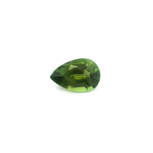 1.30ct Pear Natural Tourmaline (Colour Green, Clarity Eye Clean, Cut Faceted)