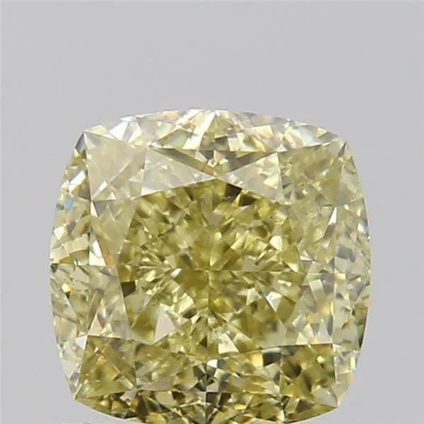 1.31ct Cushion brilliant Natural Diamond (Colour Fancy Yellow, Clarity VS2, GIA Certified)