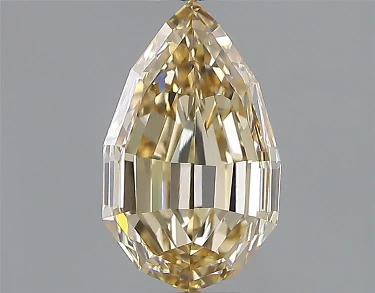 1.31ct Pear Natural Diamond (Colour Fancy Light, Clarity VVS2, GIA Certified)