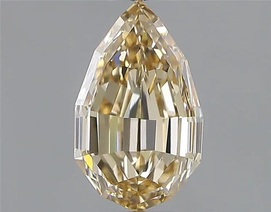 1.31ct Pear Natural Diamond (Colour Fancy Light, Clarity VVS2, GIA Certified)