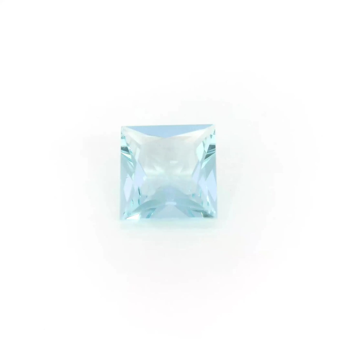 1.31ct Square Natural Aquamarine (Colour Blue, Clarity Eye Clean, Cut Faceted)