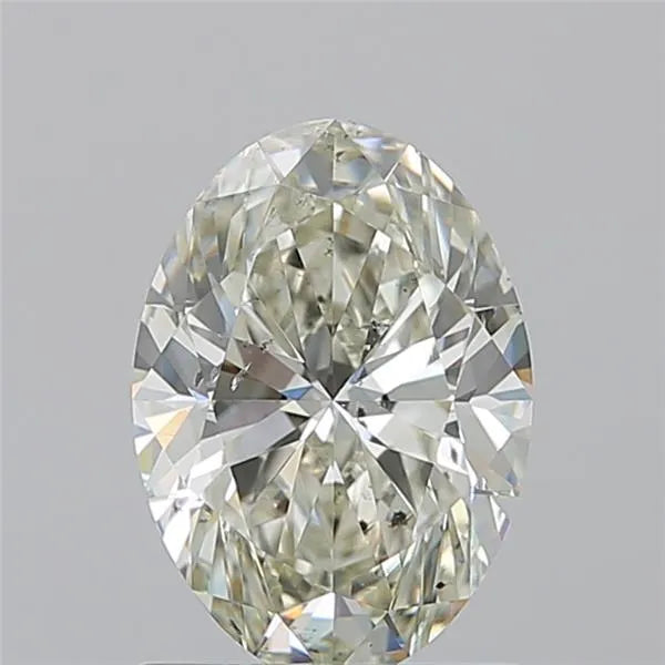 1.34ct Oval Natural Diamond (Colour K, Clarity SI1, HRD Certified)