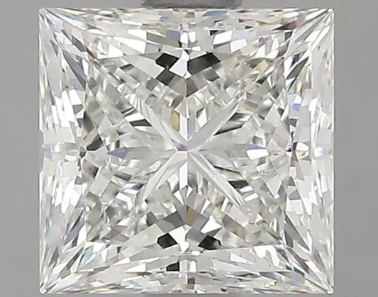 1.34ct Princess Natural Diamond (Colour H, Clarity SI1, Cut VG, IGI Certified)