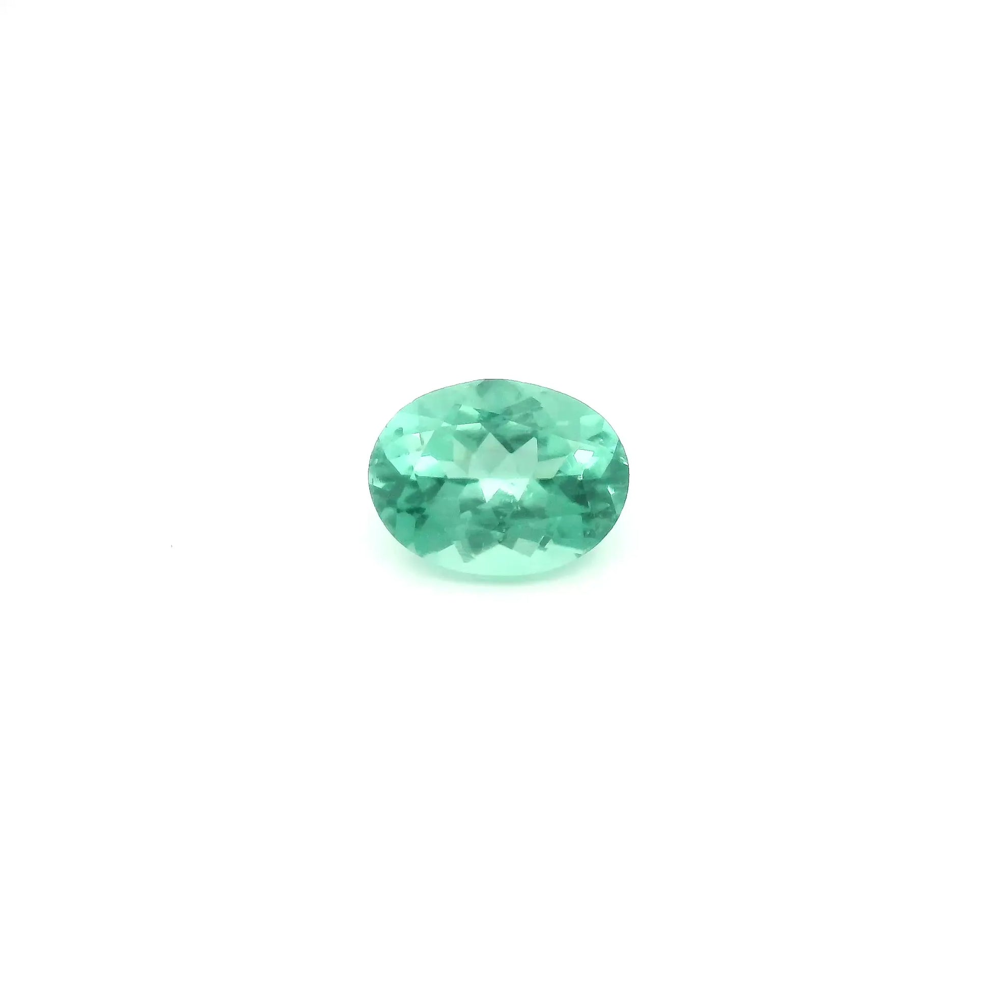 1.39ct Oval Natural Tourmaline (Colour Blue, Clarity Slightly Included, Cut Faceted)