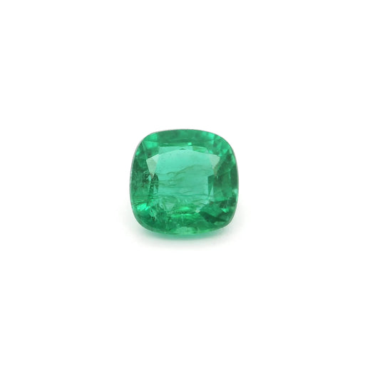 1.46ct Cushion Natural Emerald (Colour Green, Clarity Eye Clean, Cut Faceted)