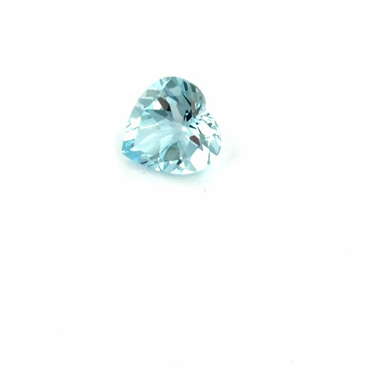 1.47ct Heart Natural Aquamarine (Colour Blue, Clarity Eye Clean, Cut Faceted)