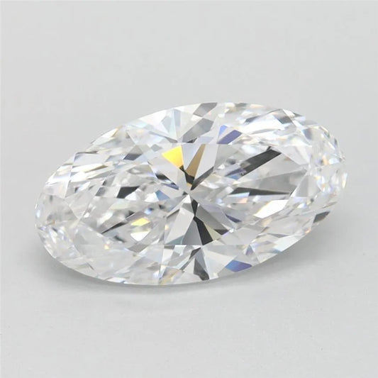1.47ct Oval Lab Grown Diamond (Colour D, Clarity FL, IGI Certified)